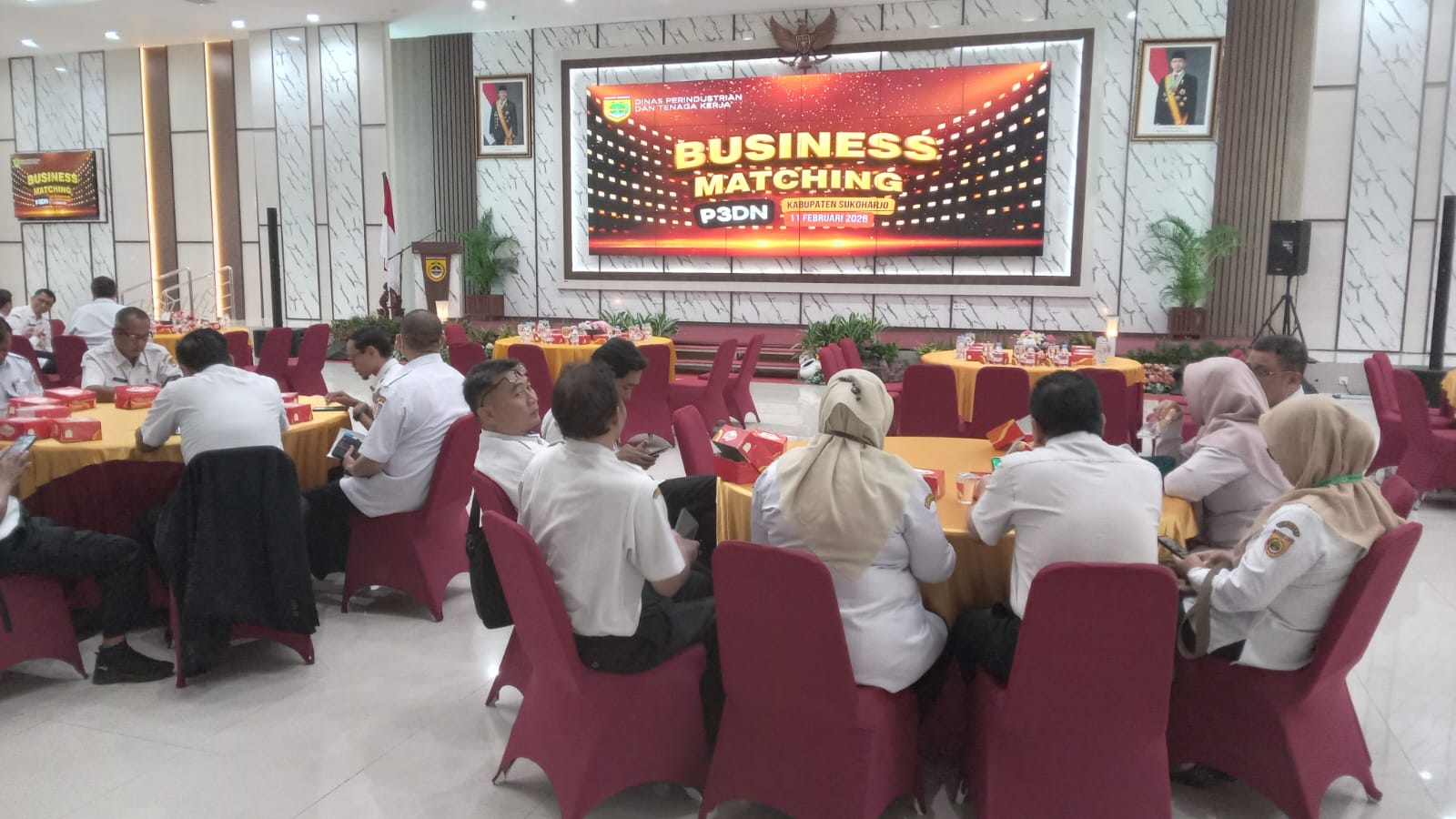 Bisnis matching pertemukan IKM Sukoharjo dengan buyer langsung di Gedung Menara Wijaya, Rabu (11/2).