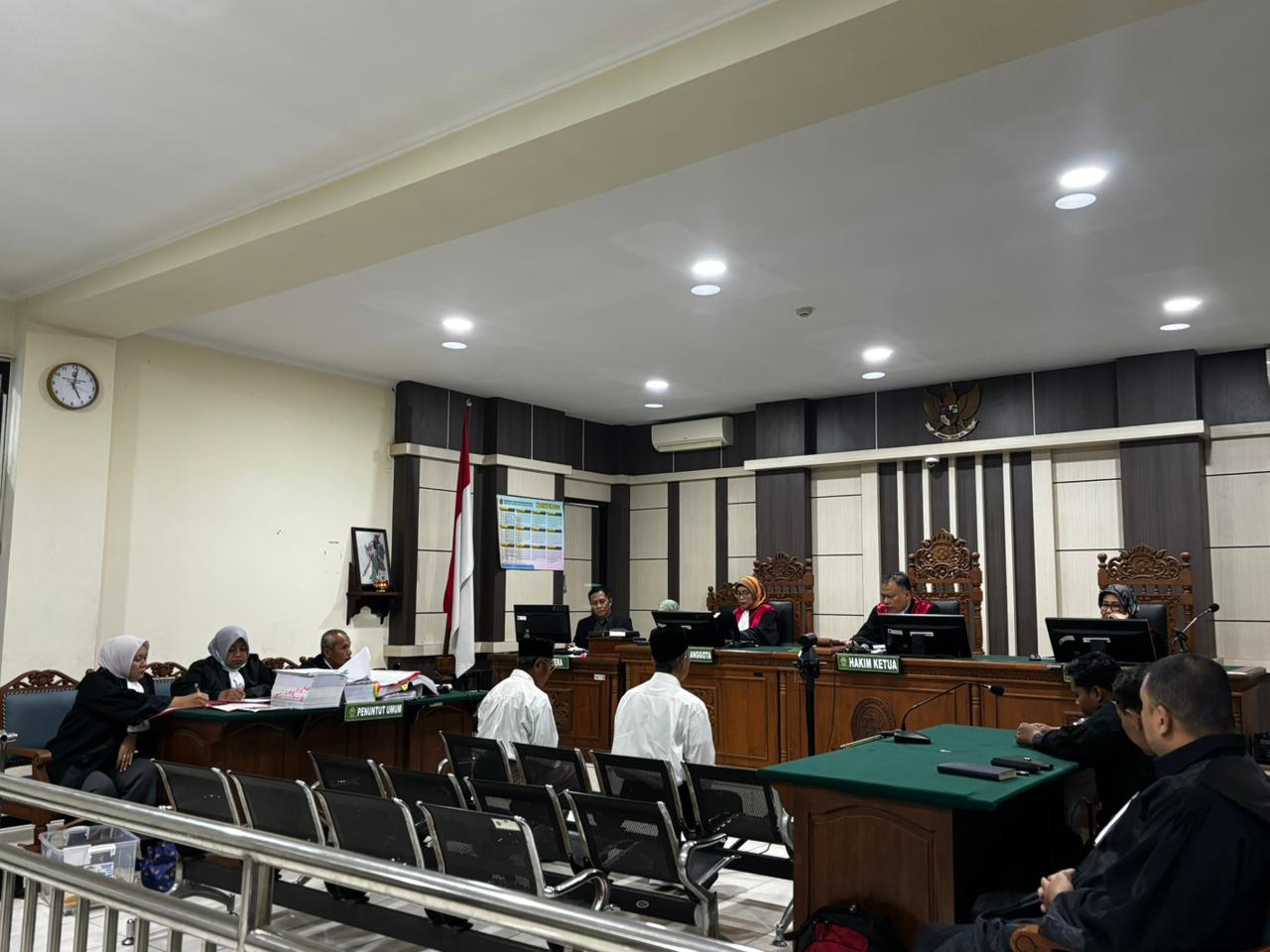 Sidang kasus korupsi drainase Manahan di Pengadilan Tipikor Semarang, Rabu (11/2). (Ist)