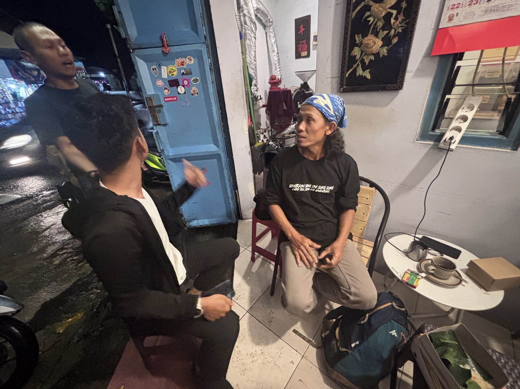 Sugiarto ditemui Radar Solo di salah satu coffee shop di Solo. (Arief Budiman/Radar Solo)