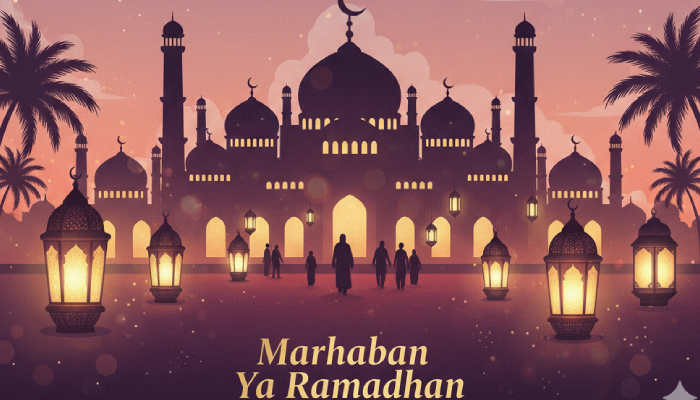 Poster Marhaban Ya Ramadhan.