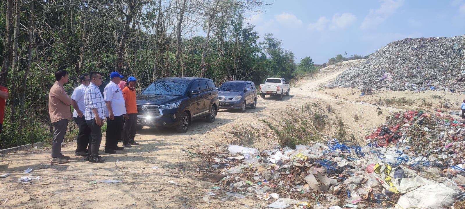 Kondisi TPA Tanggan di Kecamatan Gesi, Kabupaten Sragen. (Ahmad Khairudin/Radar Solo)