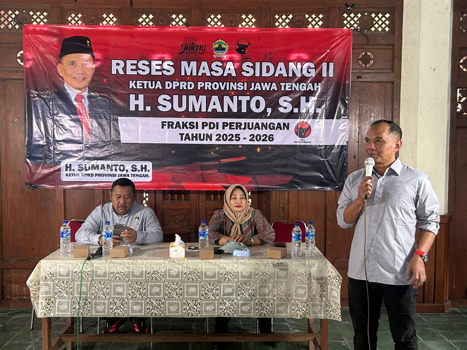 Dana desa di Karanganyar turun drastis, Sumanto minta Kades prioritaskan pembangunan yang langsung menyentuh masyarakat.