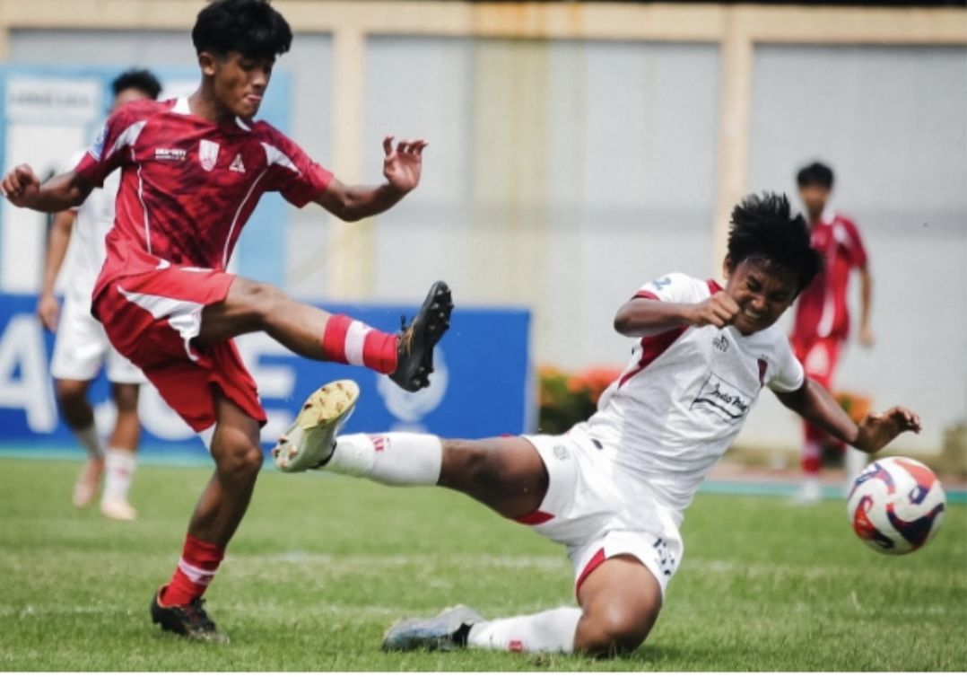 Pertandingan Persis Solo U-18 melawan Bali United di Stadion Mini Surakarta (15/2/2026)