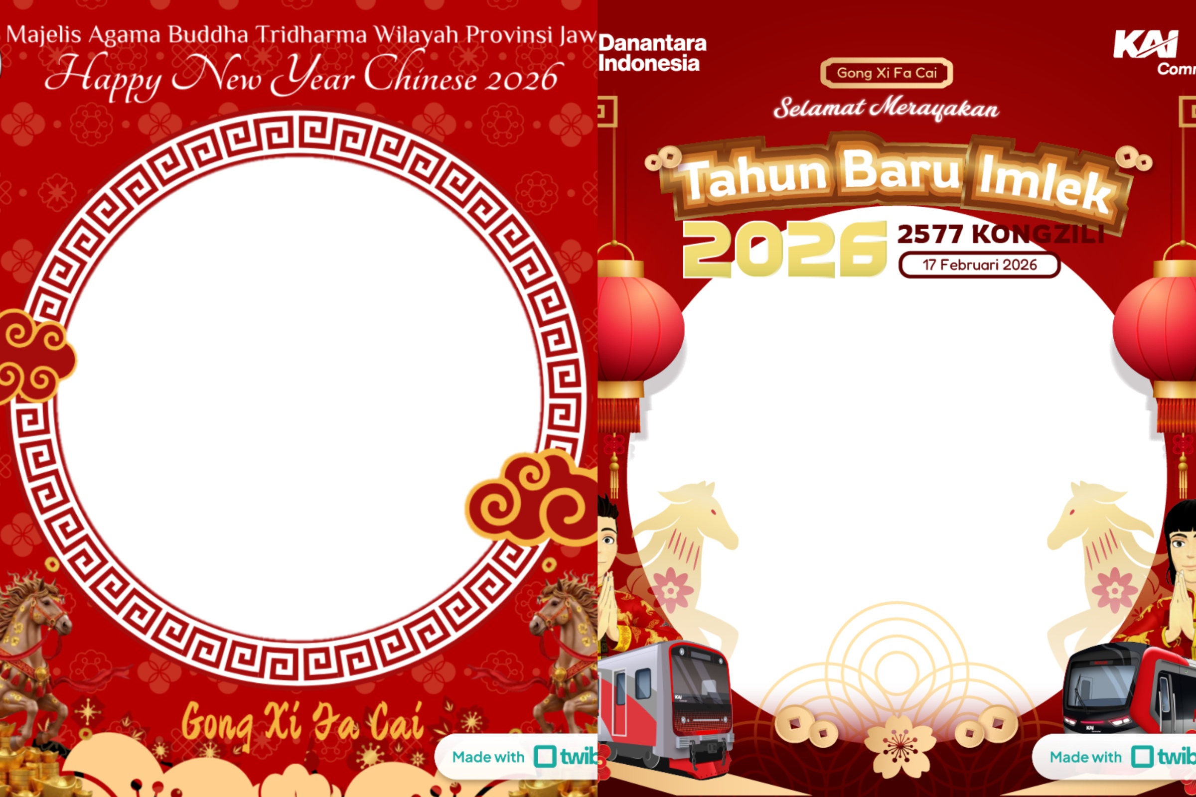 45 Link Twibbon Imlek 2026 Terbaru dan Gratis untuk Media Sosial. Tinggal unggah foto dan bagikan ke keluarga serta teman.