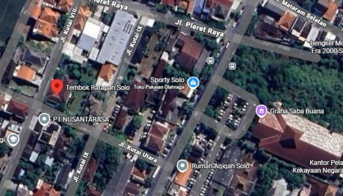 Viral Tembok Ratapan Solo di Google Maps.