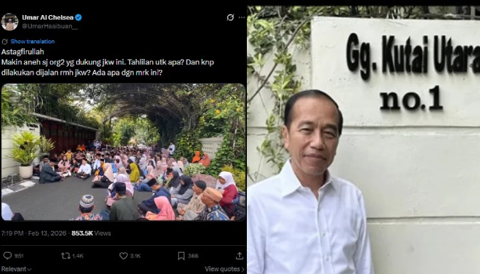Viral kediaman Jokowi dinamai Tembok Ratapan Solo di Google Maps.