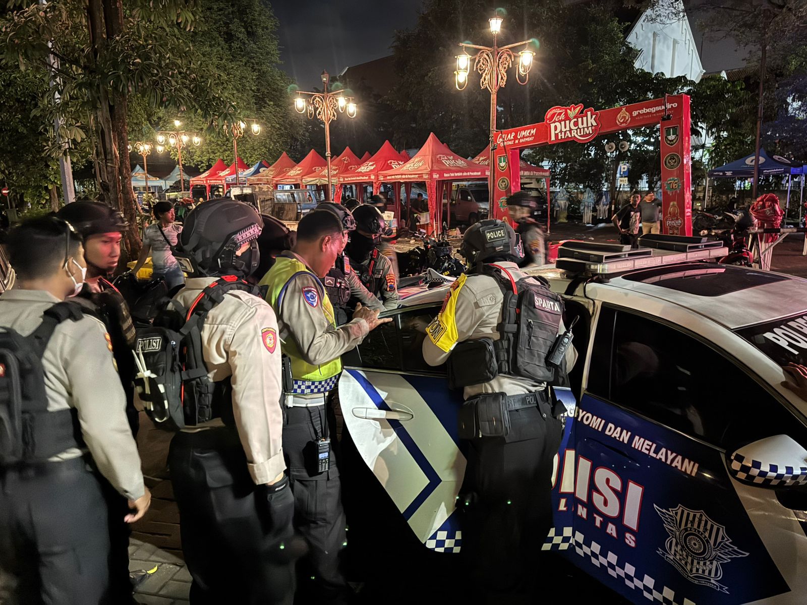 Tim Sparta Polresta Solo amankan seorang pemuda mabuk bikin onar. (Humas Polresta Solo)