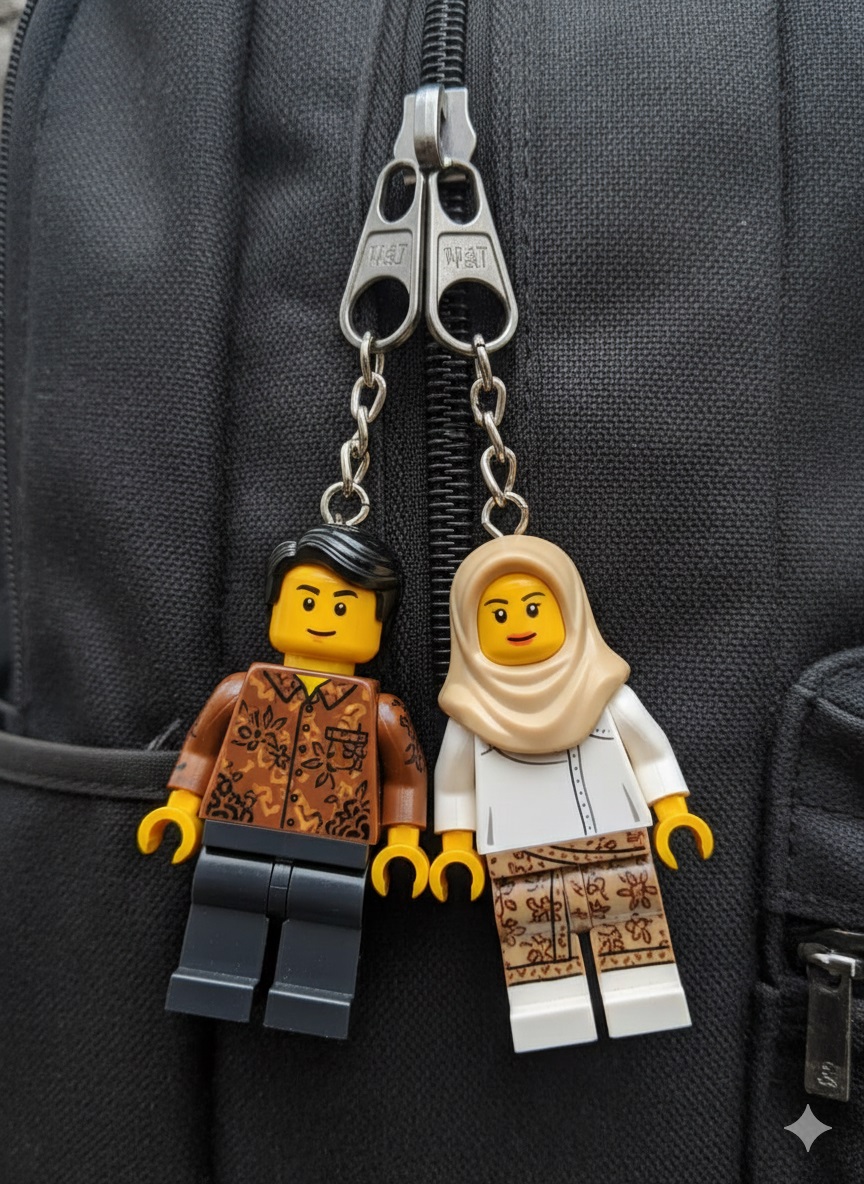 Tren Viral TikTok cara edit foto jadi gantungan kunci Lego estetik pakai Prompt AI. Simak panduan lengkap dan contoh prompt-nya!