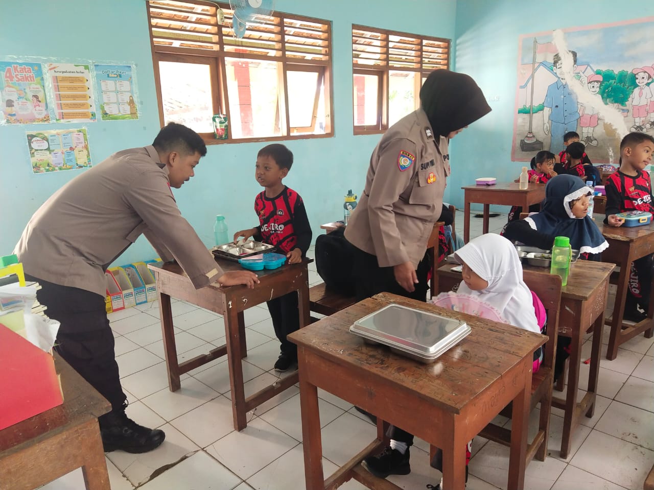 Penyaluran MBG di Wonogiri beberapa waktu lalu.  