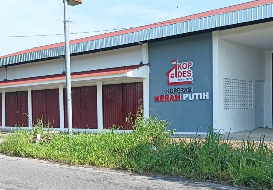 Bangunan Koperasi Desa Merah Putih di wilayah Boyolali.