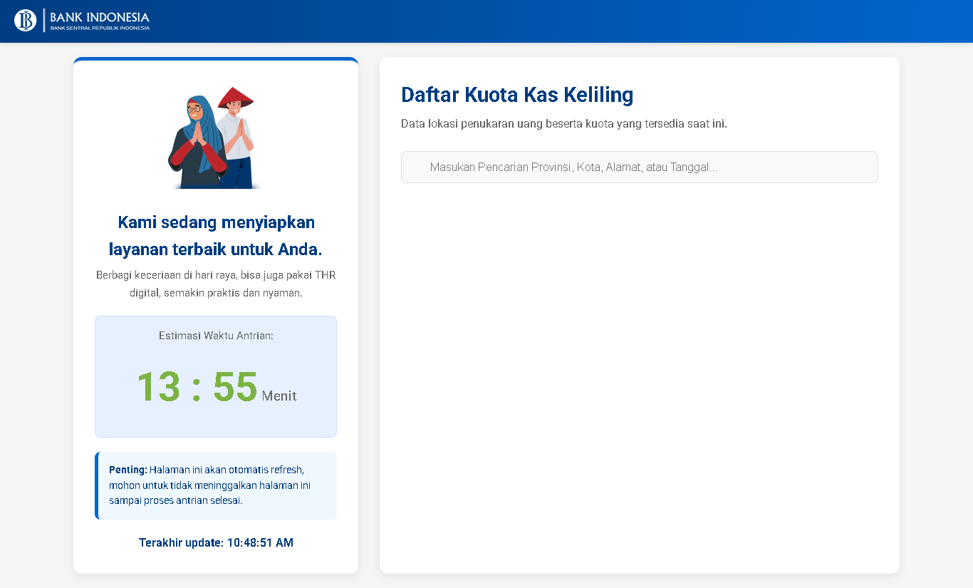 Hari Ini Resmi Dibuka, Pintar BI Tukar Uang Baru 2026 Periode II. Cek Cara Daftar dan Link pintar.bi.go.id sebelum kuota habis.