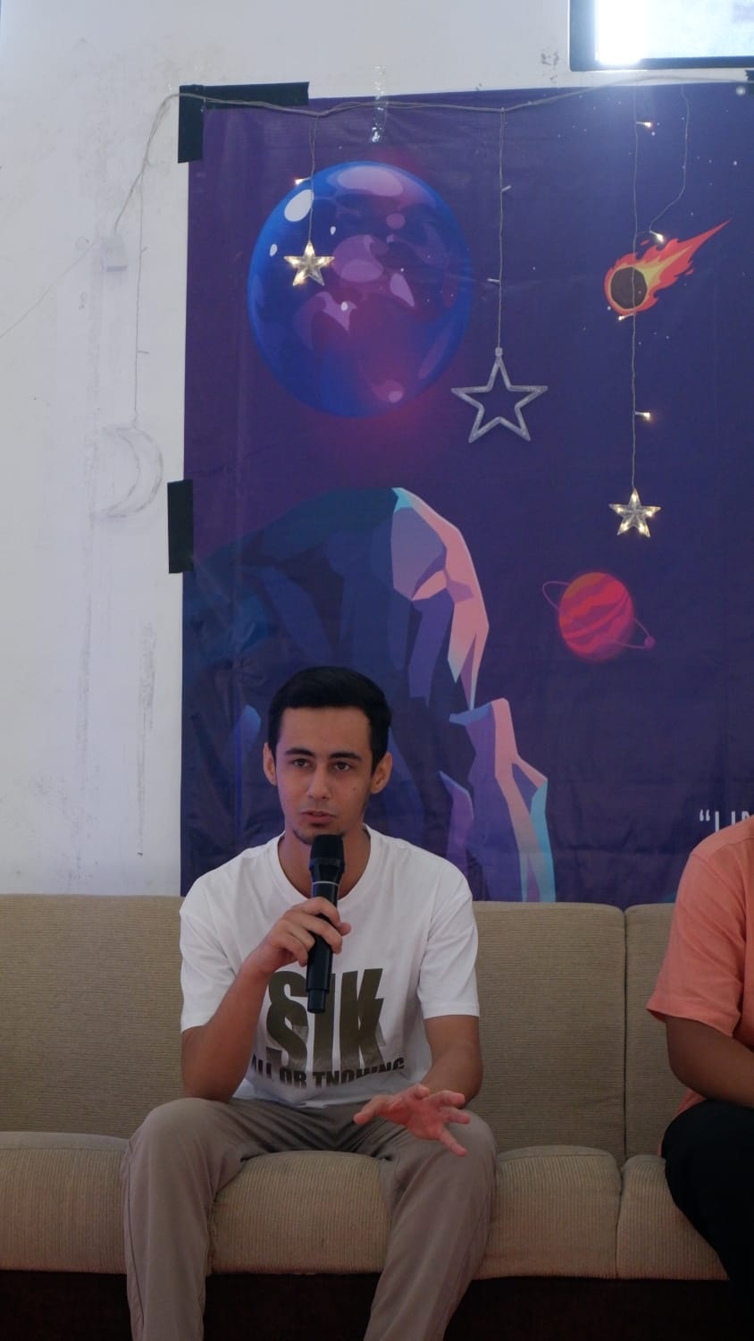 Dalerbek Pirmatov, mahasiswa asal Tajikistan yang kuliah di Solo.  