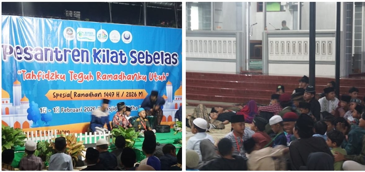 Sebanyak 120 santri dari dalam dan luar Klaten mengikuti program Pesantren Kilat bertajuk "Tahfizku Teguh, Ramadanku pun Utuh".