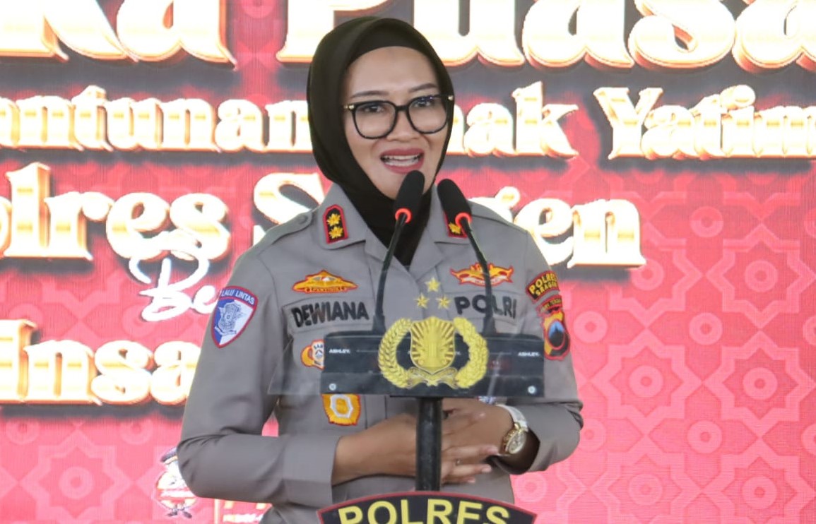 Kapolres Sragen AKBP Dewiana Syamsu Indyasari. (Ahmad Khairudin/Radar Solo)