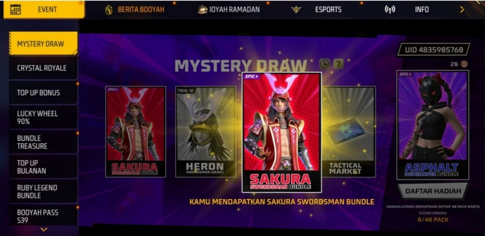65 Kode Redeem FF Terbaru 2 Maret 2026: Klaim Hadiah Gratis Skin Evo, Bundel Langka, dan Emote Keren!