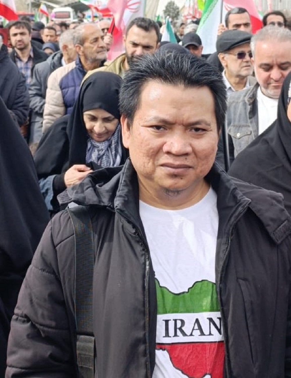Ismail Amin, WNI yang berada di Iran. (Ist)