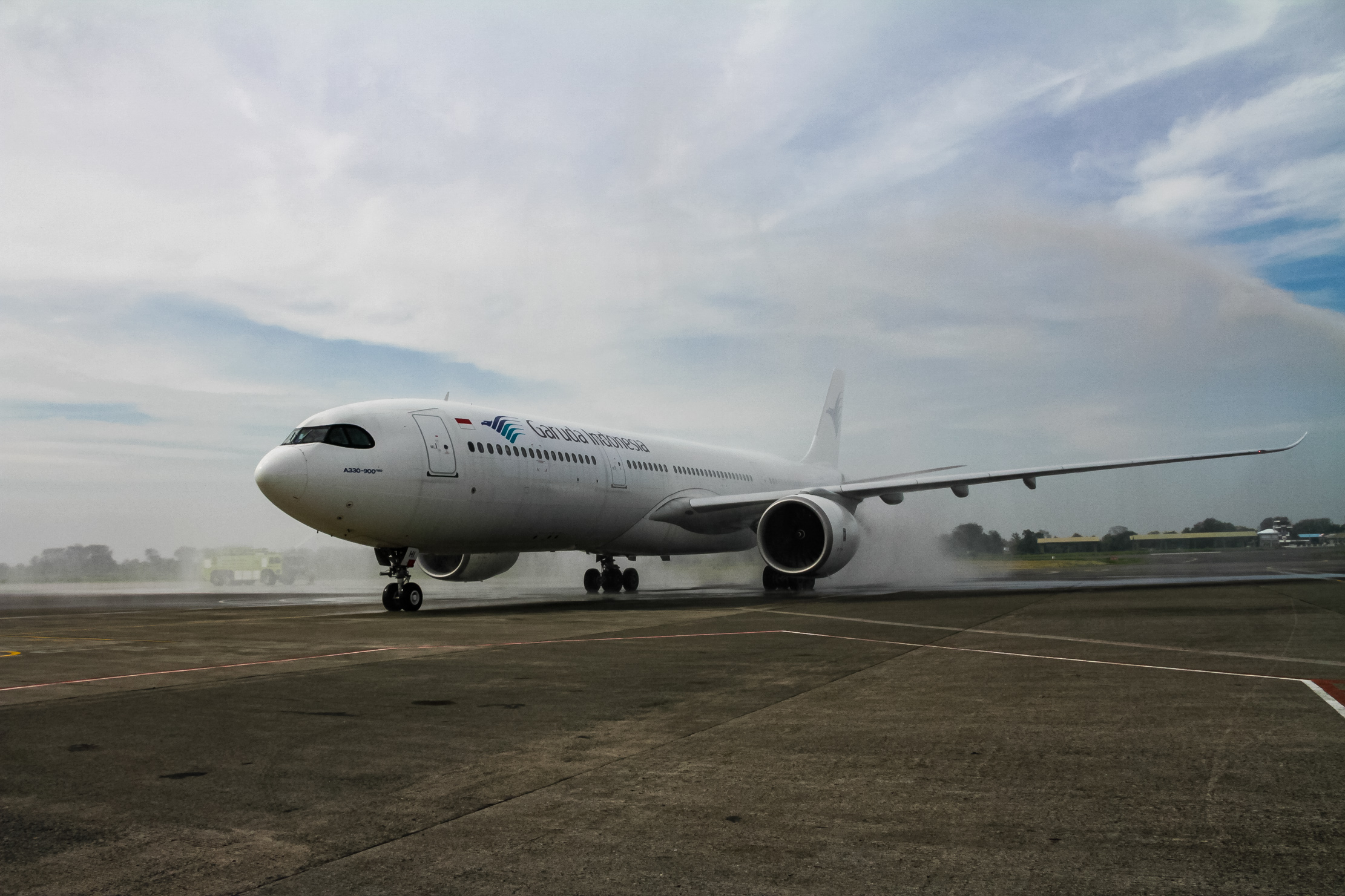 Perbangan di Bandara Adi Soemarmo belum terpengaruh eskalasi Timur Tengah. (M Ihsan/Radar Solo)