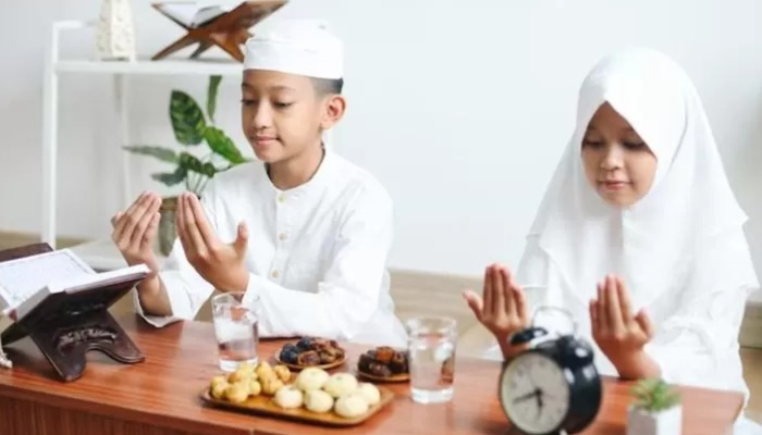 Ilustrasi doa buka puasa.