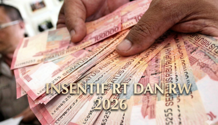 Ilustrasi insentif ketua RT dan RW.