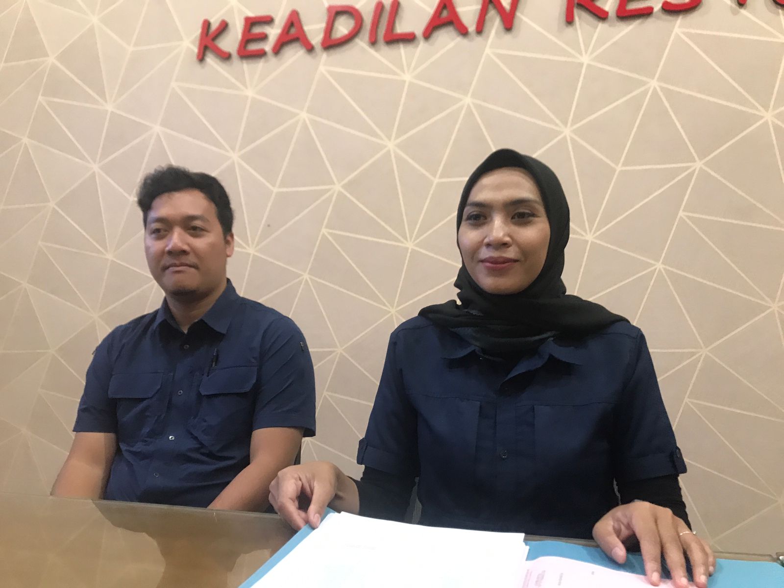 Kanit Perlindungan Perempuan dan Anak Polres Boyolali Ipda Anik Machmudah (kanan) beri keterangan pers.