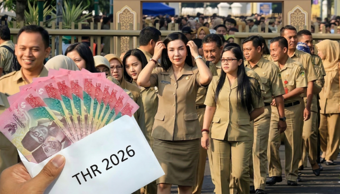 Ilustrasi THR PNS 2026.