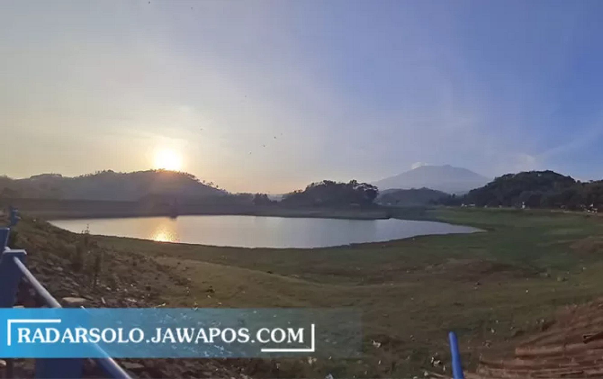 Waduk Bayut di Kecamatan Sambirejo, Sragen. (Ahmad Khairudin/Radar Solo)