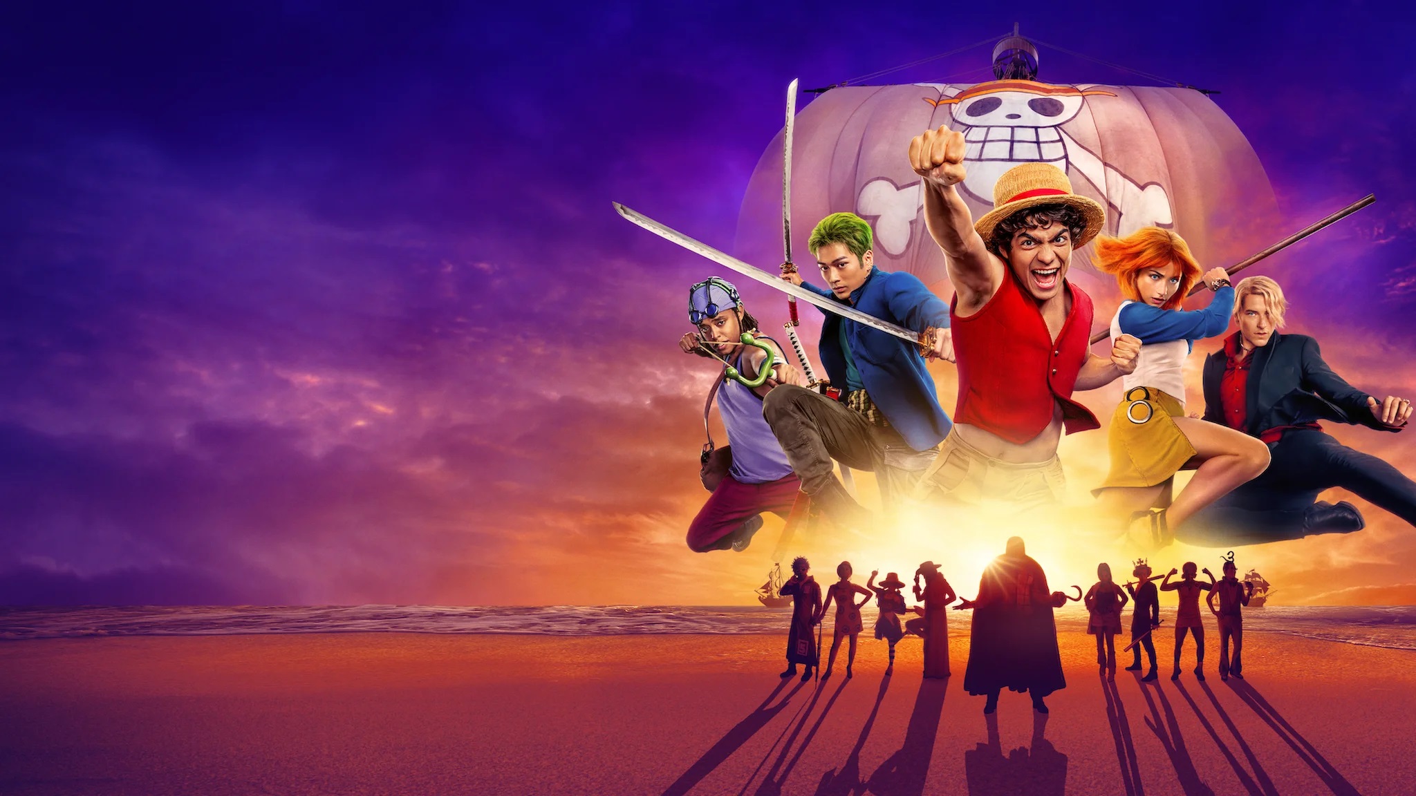 Cek link streaming nonton One Piece Live Action Season 2 di Netflix. Simak jadwal tayang, jumlah episode, dan durasi lengkap musim kedua.