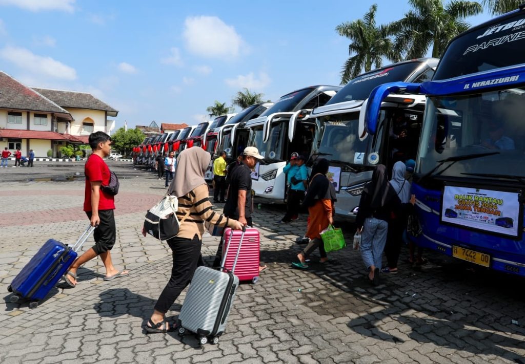 Pemprov buka program mudik dan balik gratis. (Humas Pemprov Jateng)