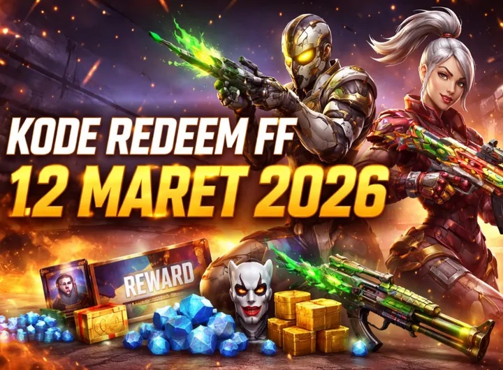 24 Kode Redeem FF Terbaru 12 Maret 2026: Klaim Reward Gratis&nbsp;Free Fire Skin, Bundle dan Emote Sekarang!