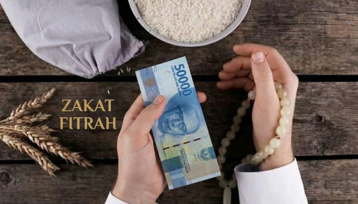 Ilustrasi zakat fitrah.