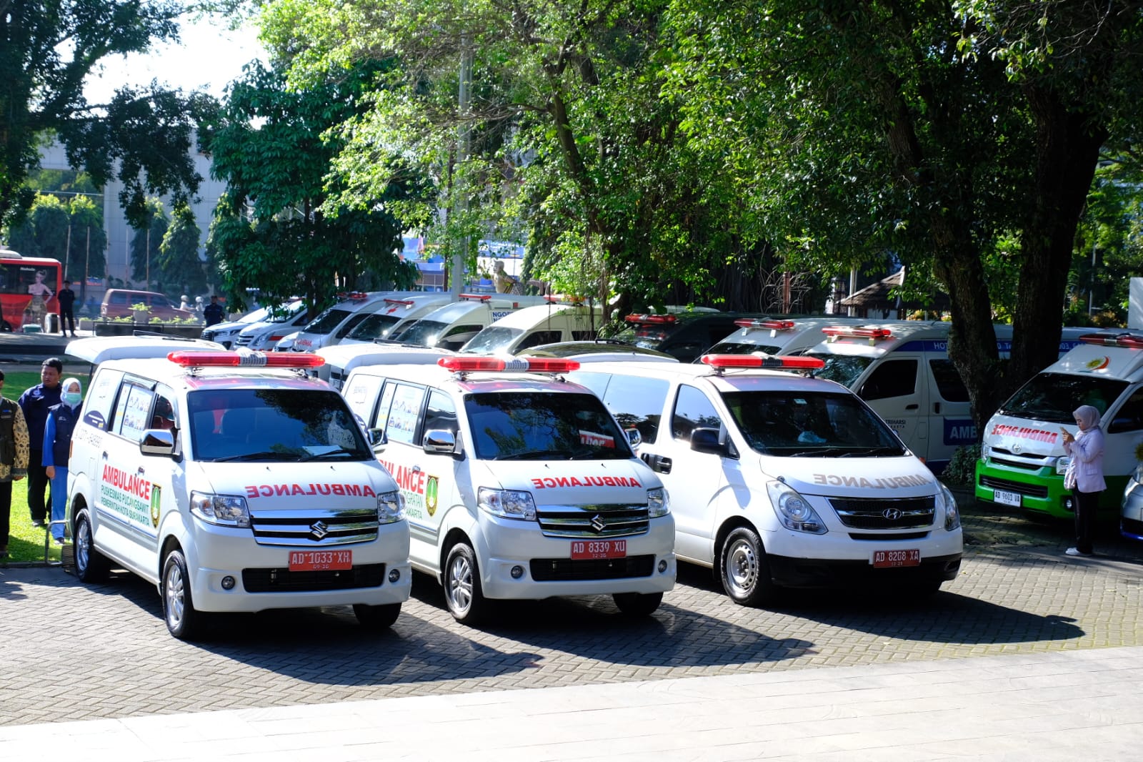 Pemkot menyiagakan ambulans selama libur Lebaran. (Silvester Kurniawan/Radar Solo)