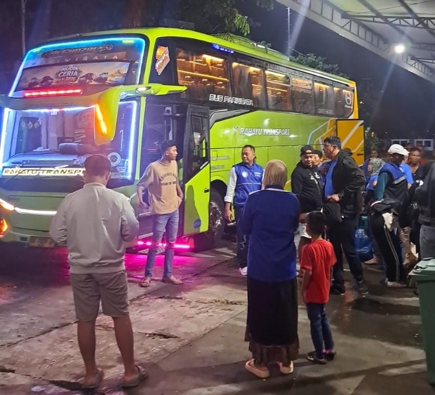 Gelombang pemudik dengan tujuan Wonogiri terus bertambah.