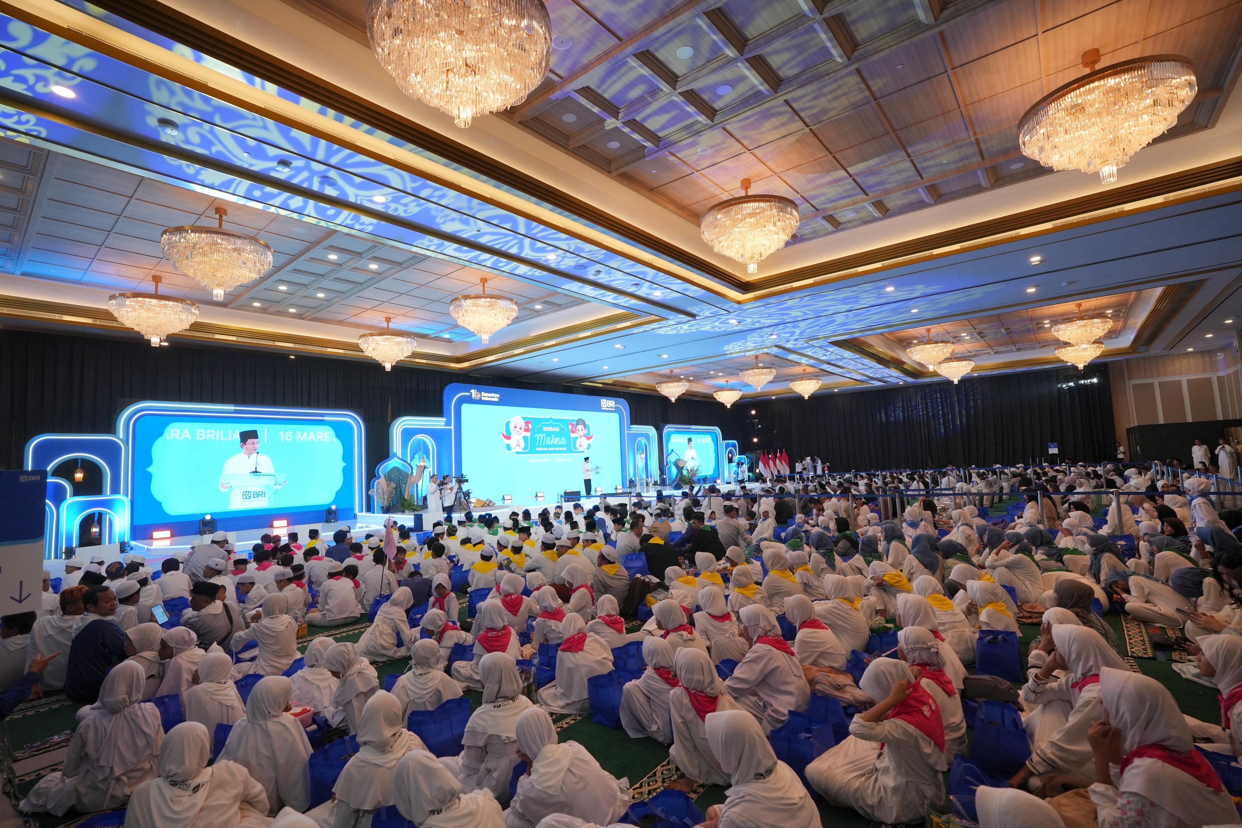 BRI santuni 8.500 anak yatim di Ramadan 1447 H serta salurkan ratusan ribu paket sembako dan program mudik gratis.