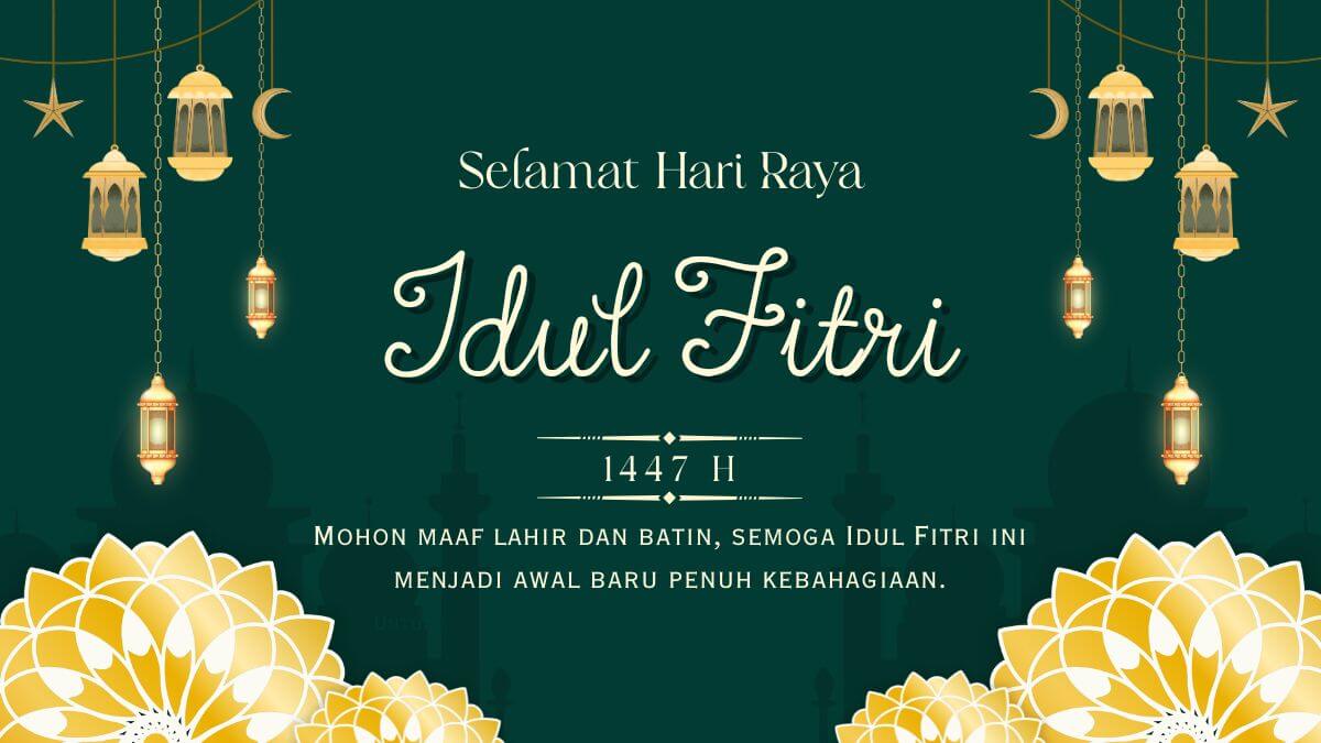 20 Ucapan Selamat Hari Raya Idul Fitri 2026 Puitis dan Menyentuh untuk Saling Memaafkan