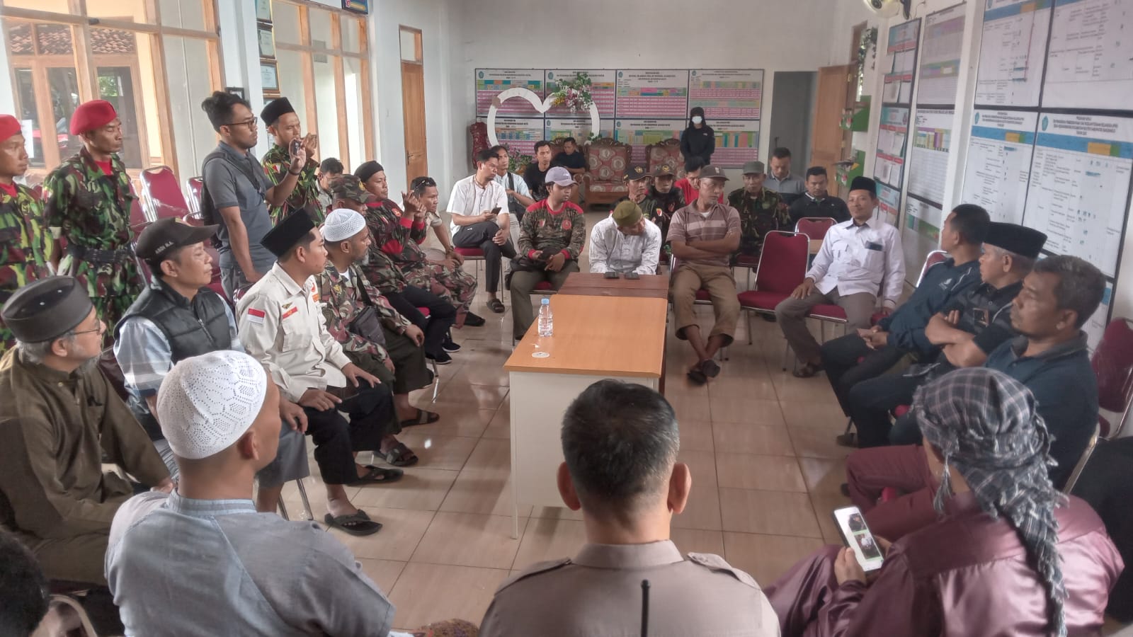KOKAM Sukoharjo audiensi di Balai Desa Kedung Winong, Kecamatan Nguter, Jumat (20/3/2026).