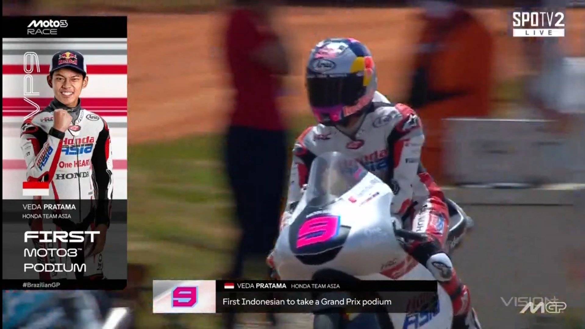 Hasil Moto3 Brasil 2026: Veda Ega Pratama Cetak Sejarah Untuk Indonesia, Sukses Raih Podium Ketiga!