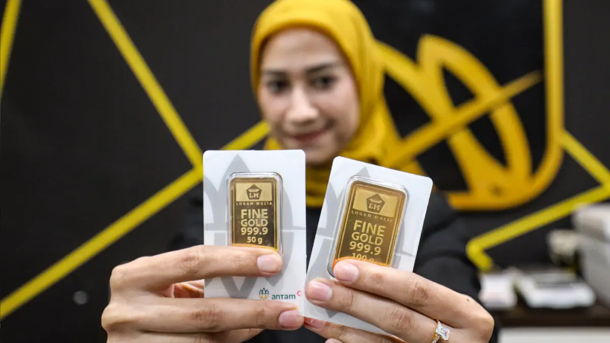 Harga emas Antam diperkirakan masih melemah. (JawaPos.com)