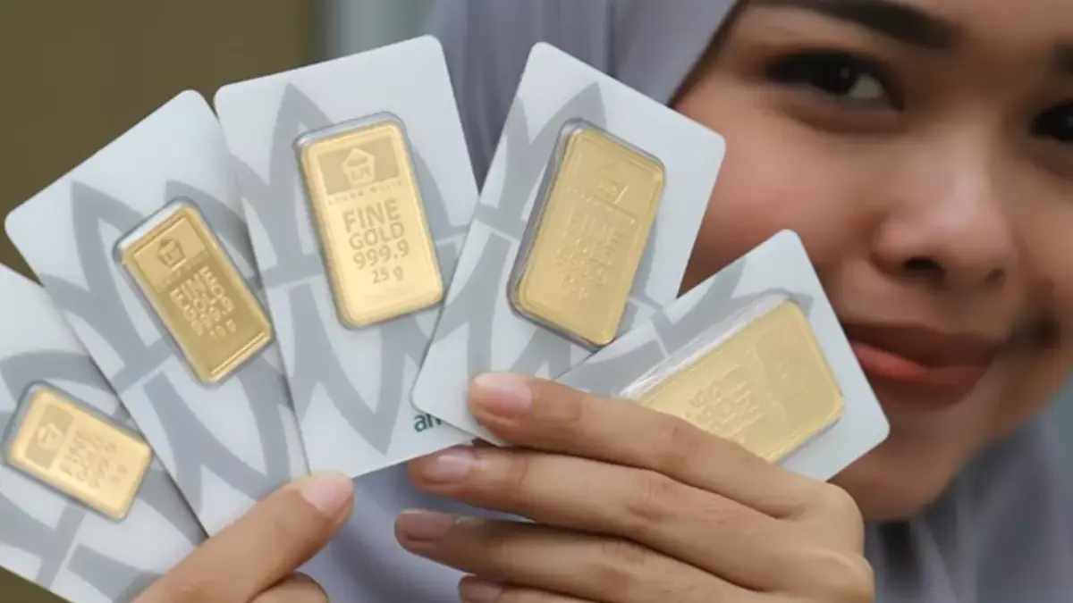 Harga buyback emas Antam meroket.
