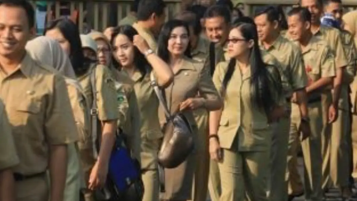 Ilustrasi PNS atau ASN akan mengikuti kebijakan WFH 1 hari dalam sepekan.