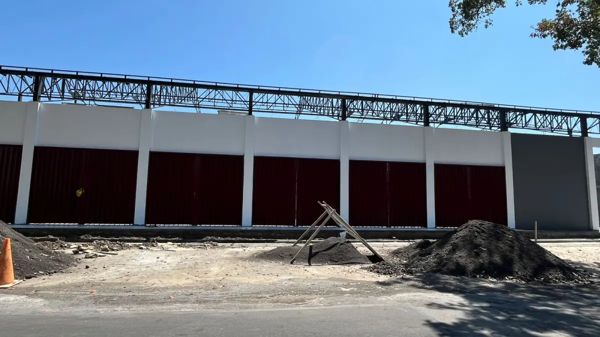 Progres pembangunan KDMP Barepan, Kecamatan Cawas, Klaten yang sudah 80 persen. (ANGGA PURENDA/RADAR SOLO)