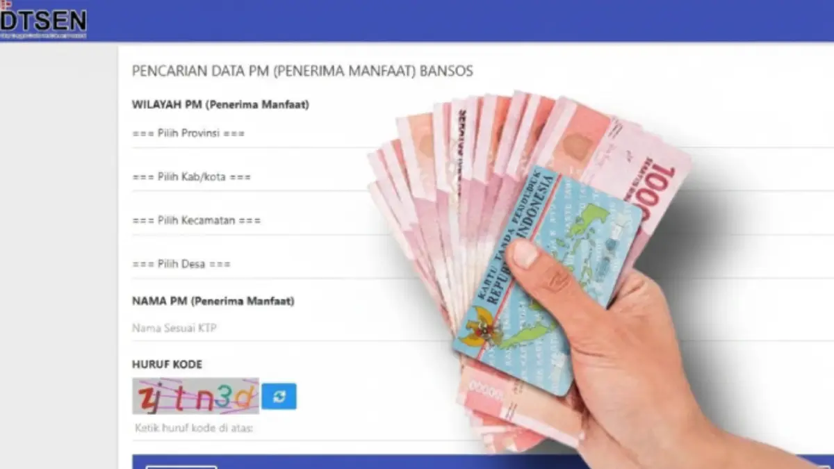 Cek status penerima bansos PKH-BPNT 2026 dengan NIK.