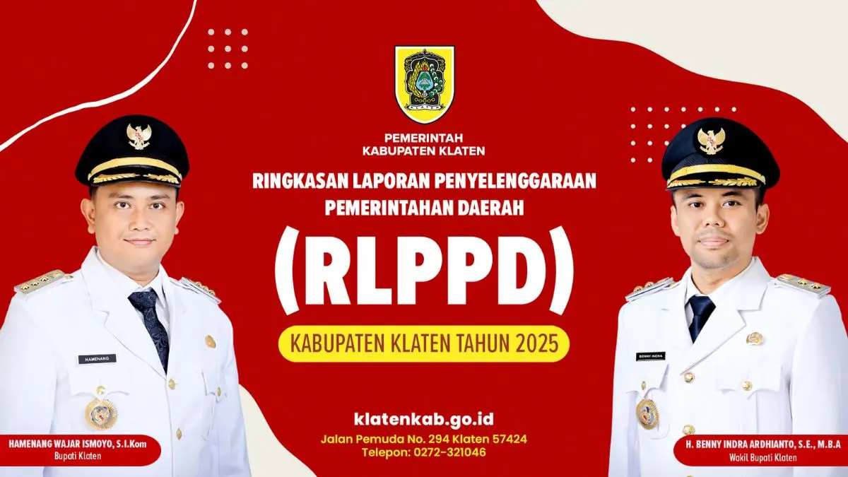 Ringkasan Laporan Penyelenggaraan Pemerintah Daerah (RLPPD) Kabupaten Klaten Tahun 2025
