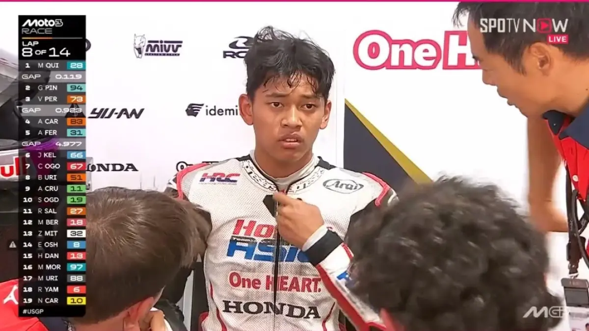 Veda Ega Blak-blakan Ungkap Faktor Kecelakaan di Moto3 Amerika 2026 (Instagram.com/spotv.indonesia)
