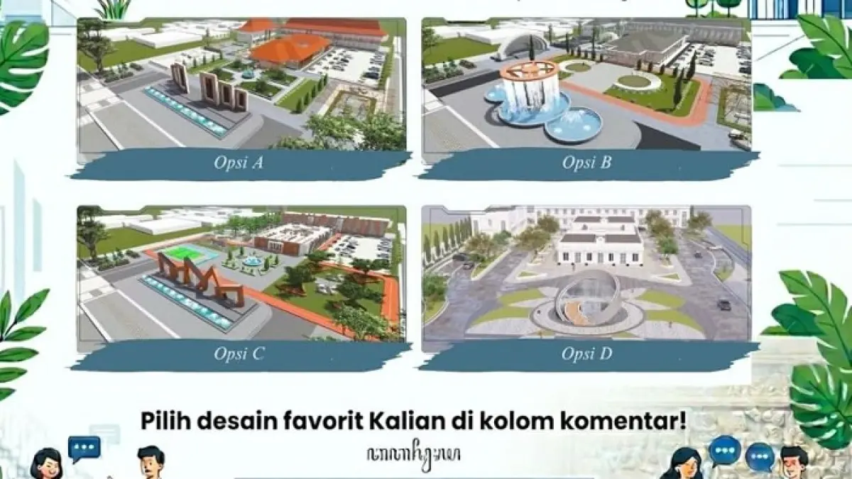 Desain tata kota Sragen. Masyarakat dapat menyampaikan usulan ke Pemkab Sragen. (Ahmad Khairudin/Radar Solo) 