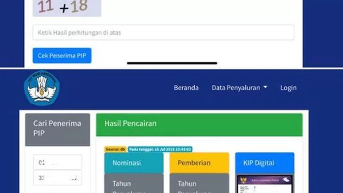 Cara Cek PIP 2026 Lewat HP: Masukkan NISN dan NIK, Penerima dan Status Cair Langsung Muncul (pip.kemendikdasmen.go.id)