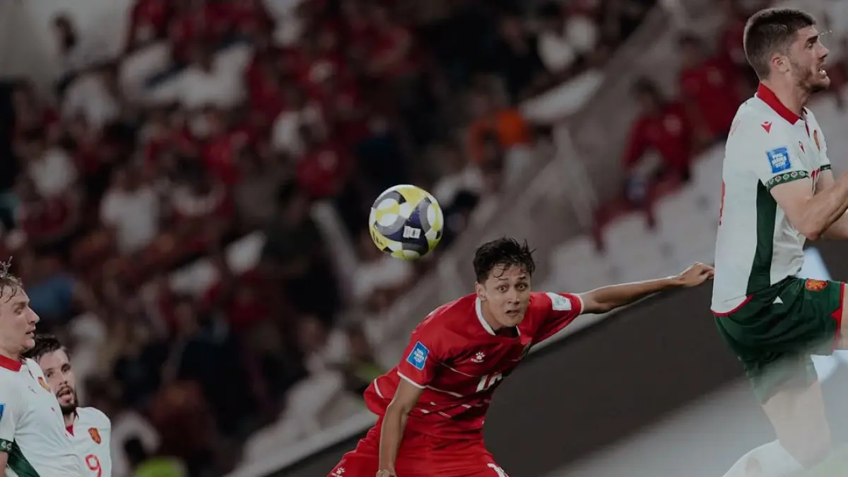 MEMUKAU: Bek Timnas Indonesia Dony Tri Pamungkas saat dimainkan di ajang FIFA Series 2026. (DOK. PERSIJA JAKARTA)