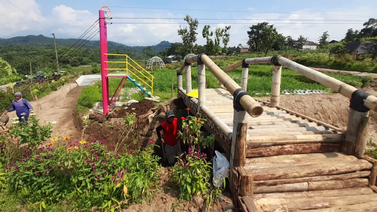 Salah satu wisata desa yang dikelola BUMDes di Jumantono. (Rudi Hartono/Radar Solo)