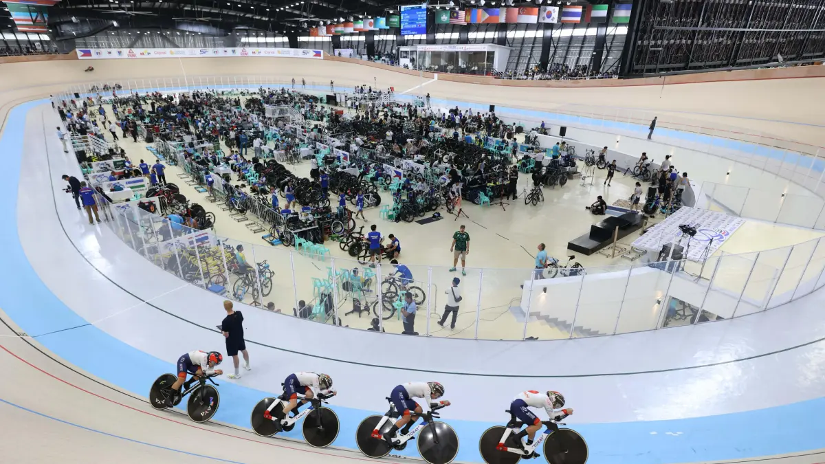 Suasana ajang Asian Para Track Championships 2026 di Tagaytay City, Filipina, 25-31 Maret 2026. (DOK. NPC INDONESIA)