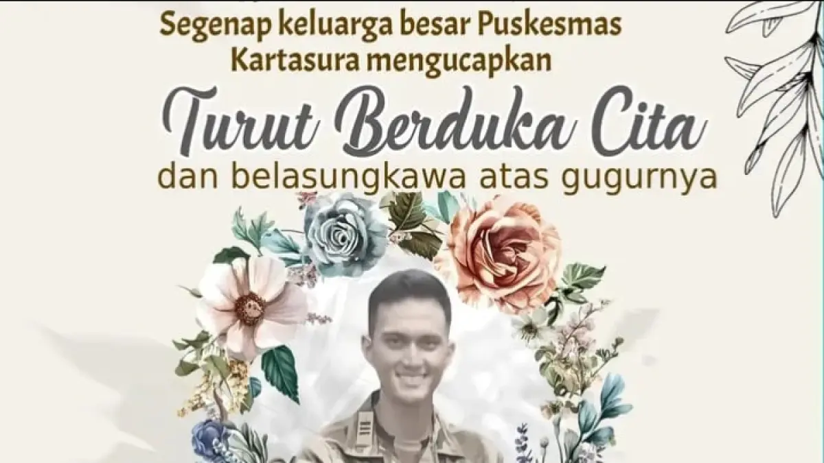 Ucapan belasungkawa atas meninggalnya Kapten Inf Zulmi Aditya Iskandar yang gugur dalam tugas negara di Lebanon yang diposting akun Instagram Puskesmas Kartasura.  