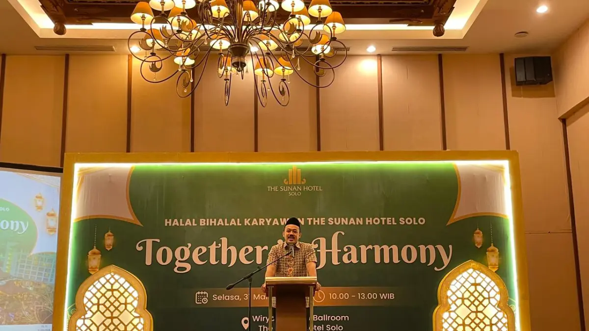 Anindyo Haskoro Suhardono selaku Direktur Utama PT Grahamulya Wirastama, perusahaan pemilik The Sunan Hotel Solo.